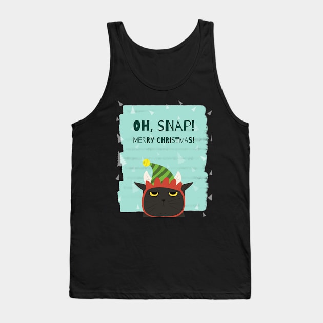 Oh, Snap! Merry Christmas! Tank Top by soondoock